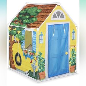 Melissa & Doug Cozy Cottage Fabric Play Tent and Storage Tote